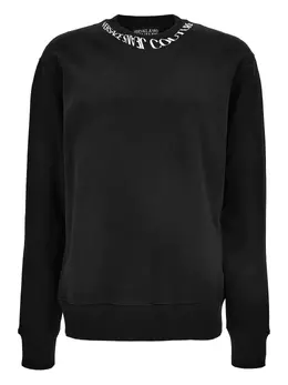 Versace Jeans Couture: Чёрный свитшот 