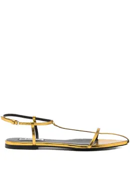 Jil Sander: Сандалии 