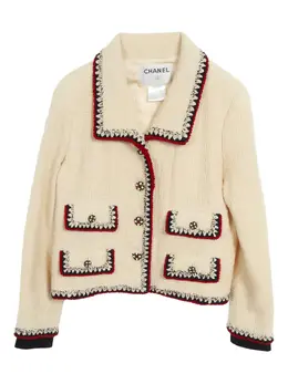 CHANEL Pre-Owned: Твидовая куртка 