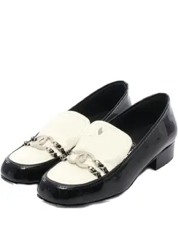 CHANEL Pre-Owned: Чёрные лоферы 