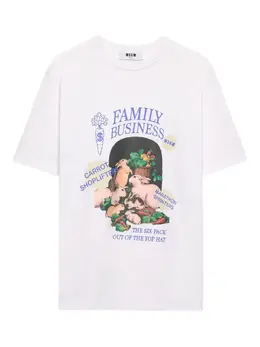 MSGM: Футболка с принтом 