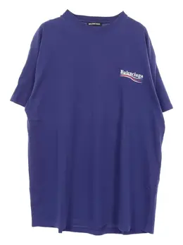 Balenciaga: Футболка с принтом 