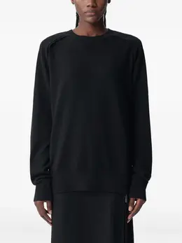 Ann Demeulemeester: Чёрный свитшот 
