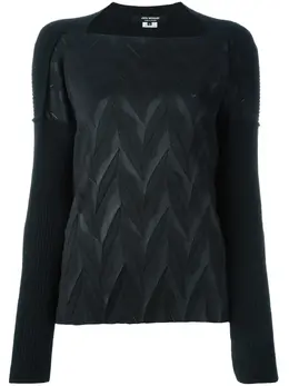 Junya Watanabe MAN: Чёрный свитер 
