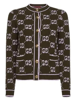 Gucci: Жаккардовый кардиган 
