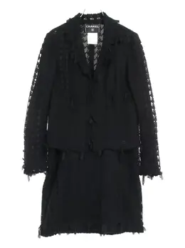 CHANEL Pre-Owned: Чёрный костюм 