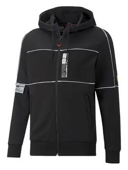 PUMA: Чёрная толстовка  Ferrari