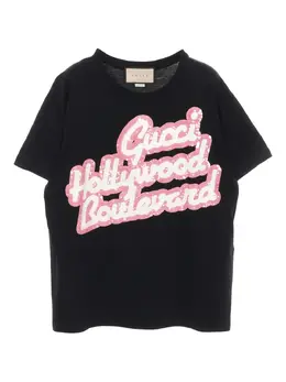 Gucci Pre-Owned: Футболка с блёстками 