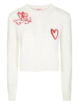 Fiorucci: Белый кардиган 