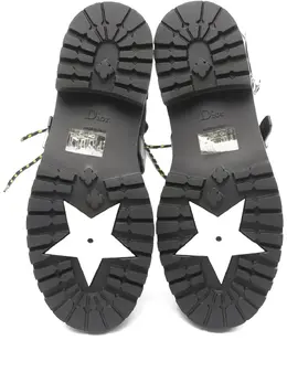 Christian Dior Pre-Owned: Чёрные ботинки 