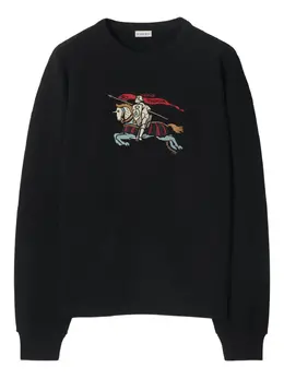 Burberry: Чёрный свитшот 