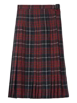 Burberry: Плиссированная юбка 