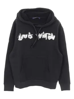 Louis Vuitton Pre-Owned: Чёрный свитшот 