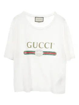 Gucci Pre-Owned: Белая футболка 