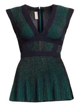 Elie Saab: Зелёный топ 