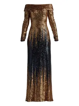 Tadashi Shoji: Синее платье 