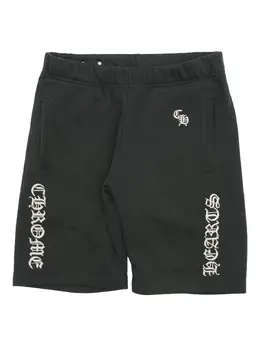 Chrome Hearts: Чёрные шорты 