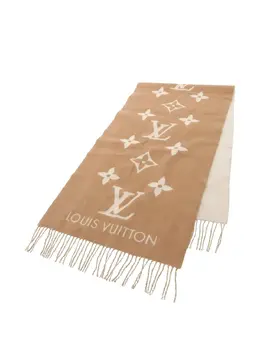 Louis Vuitton Pre-Owned: Светлый шарф 
