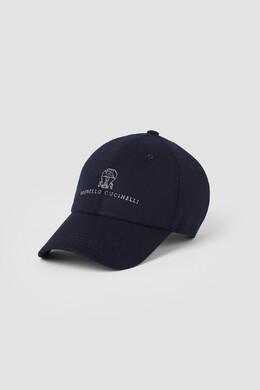 Brunello Cucinelli: Тёмная кепка 
