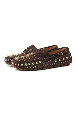 Valentino: Коричневые мокасины 