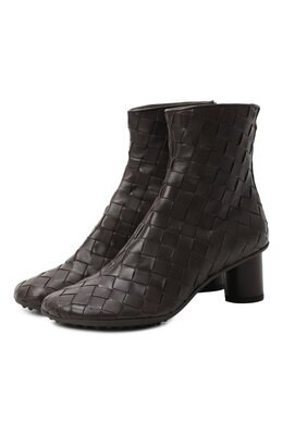 Bottega Veneta: Коричневые ботинки 