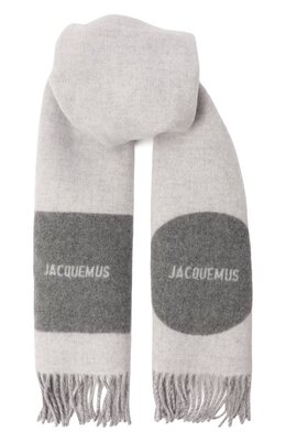 Jacquemus: Серый шарф 