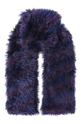 Dries Van Noten: Фиолетовый шарф 