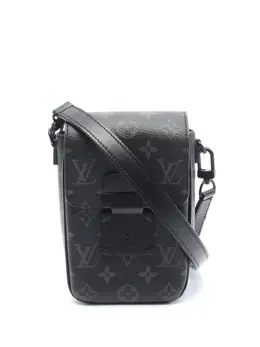 Louis Vuitton Pre-Owned: Чёрная сумка 