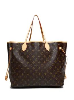 Louis Vuitton Pre-Owned: Коричневая сумка-шоппер 