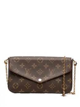 Louis Vuitton Pre-Owned: Коричневая сумка через плечо 