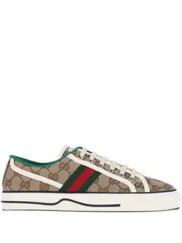 Gucci: Бежевые кроссовки  Tennis 1977