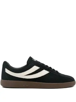 Superga: Чёрные кроссовки 