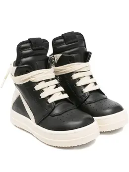 Rick Owens: Чёрные кроссовки  Geobasket