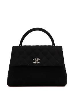 CHANEL Pre-Owned: Чёрная сумка на руку 