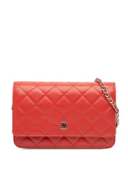 CHANEL Pre-Owned: Красный кошелёк 