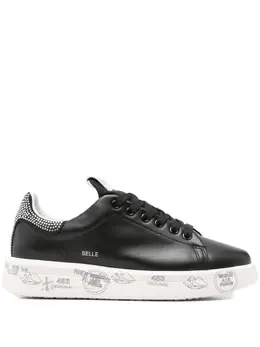 Premiata: Чёрные кроссовки  Belle