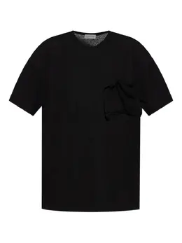 Yohji Yamamoto: Футболка с карманами 