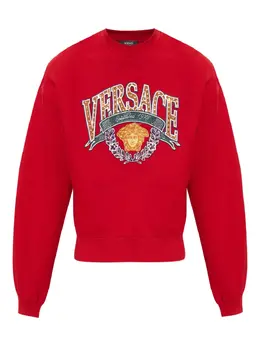Versace: Красный свитшот  Medusa