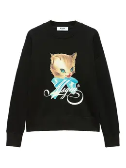 MSGM: Чёрный свитер 