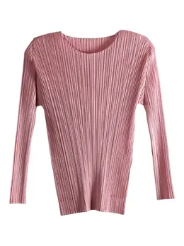 Pleats Please Issey Miyake: Топ с длинным рукавом 