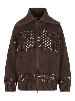 Brunello Cucinelli: Коричневый кардиган 