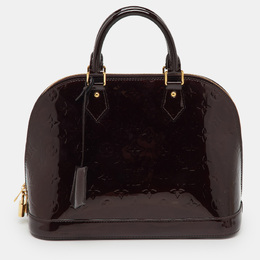 Louis Vuitton: Бордовая сумка 