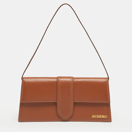 Jacquemus: Коричневая сумка  Le Bambino Long