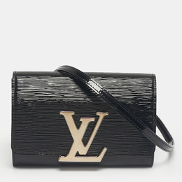 Louis Vuitton: Чёрная сумка  Épi