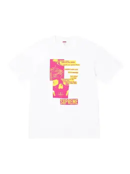 Supreme: Белая футболка 