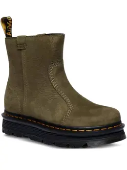 Dr. Martens: Зелёные ботинки 