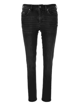 Versace Jeans Couture: Чёрные джинсы 