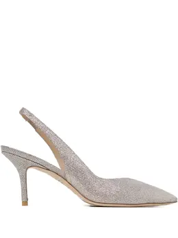 Stuart Weitzman: Серебристые туфли 
