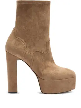 Casadei: Коричневые ботинки 