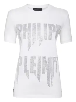 Philipp Plein: Белая футболка 